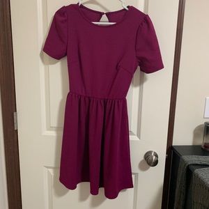 Purple dress
